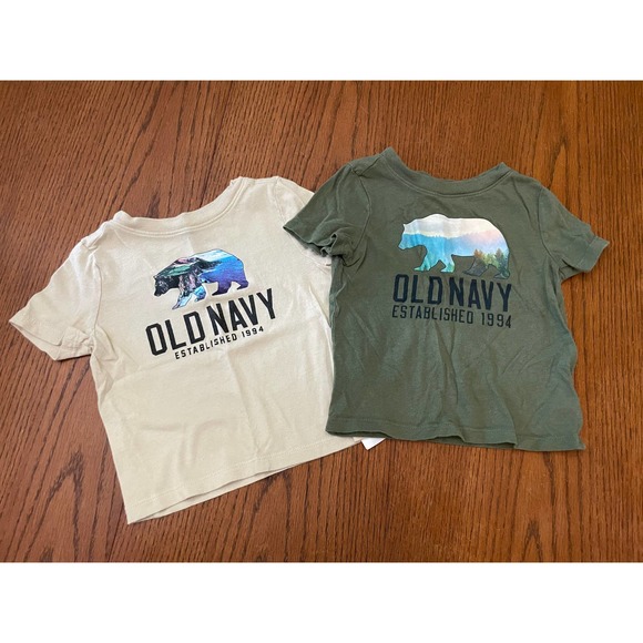 Old Navy Other - Old Navy Bear Shirts with Scenic View- Size 12-18m
